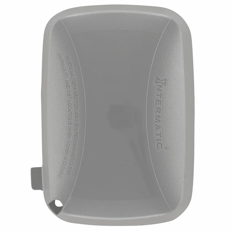 Intermatic Extra Duty In Use Weatherproof Cover,Single Gang,VRT/HZ,2.25",Gray (WP5000G)