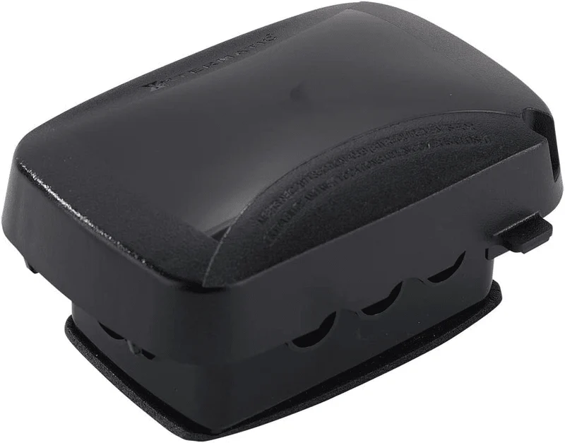 Intermatic Extra Duty In Use Weatherproof Cover,Single Gang,VRT/HZ,2.75",Black (WP5100BL)
