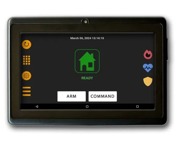 UNO 7 Inch WiFi Touch Screen, Black (UNO-WTP7-BLK)