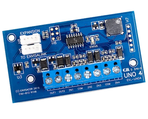 UNO4 4 Wired Zone Expansion Board for EVL4 (UNO4)