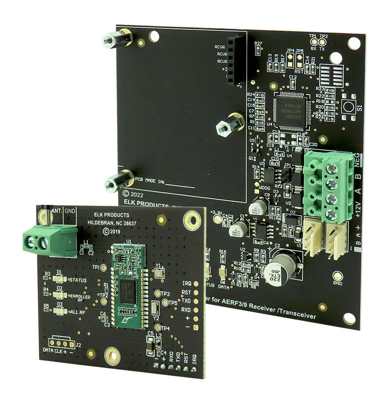 Elk Alarm Engine E27 Two-Way RF Transceiver with Bus Adapter (AEXRFA9)