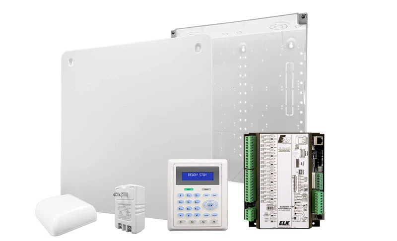 Elk Alarm Engine E27 System Kit with Plastic Enclosure, LCD Keypad, PS, SPKR (E27SYS2)