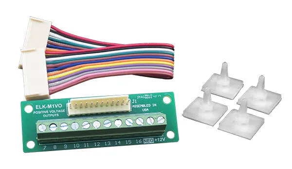 Elk Voltage Out Board - Converts 12 Pin (J16) to Screw Terminals (ELK-M1VO)