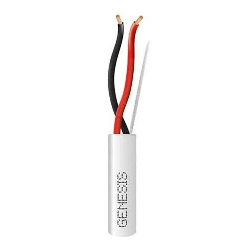 Genesis 12/2 Stranded Audacious Prem Audio Wire 500FT/152m RealBox,FT4 CMR,White (GEN-54776101)