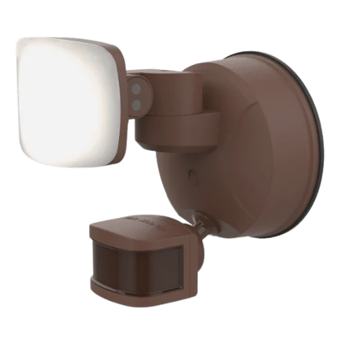 Enbrighten WiFi Smart Motion Security Light, 1 Head, Bronze (58186-S1)