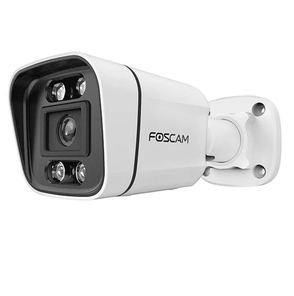 Foscam 8MP 4K PoE Bullet Camera with AI, IR LED, Siren, SpotLight, Mic+Speaker (V8EP)