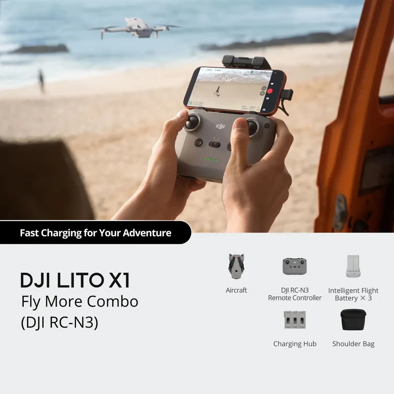 DJI Lito X1 Fly More Combo (DJI RC-N3)