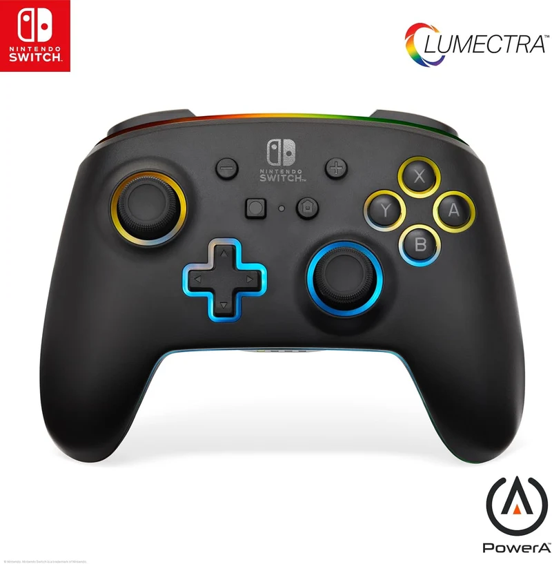 PowerA Enhanced Wireless Controller for Nintendo Switch with Lumectra (Officially Licensed)
