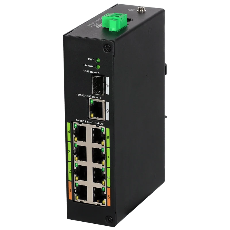 Dahua 8-port Long-distance Ethernet power supply switch (ePoE) (DH-LR2110-8ET-120)