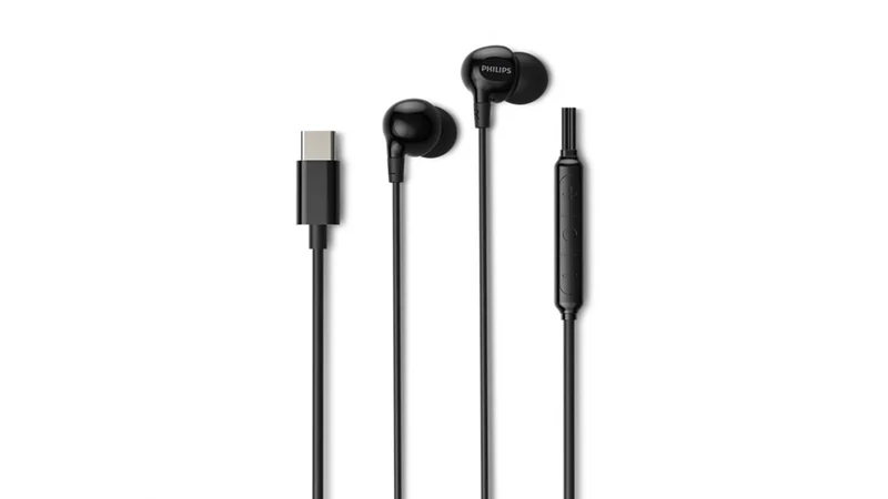 Philips In-Ear Headphones With Mic TAE2100