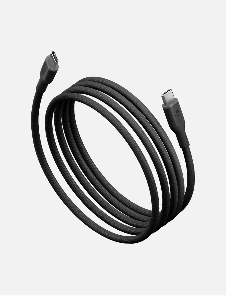 Energea Flow C-C Cable 480Mbps 60W 1.5M - Black