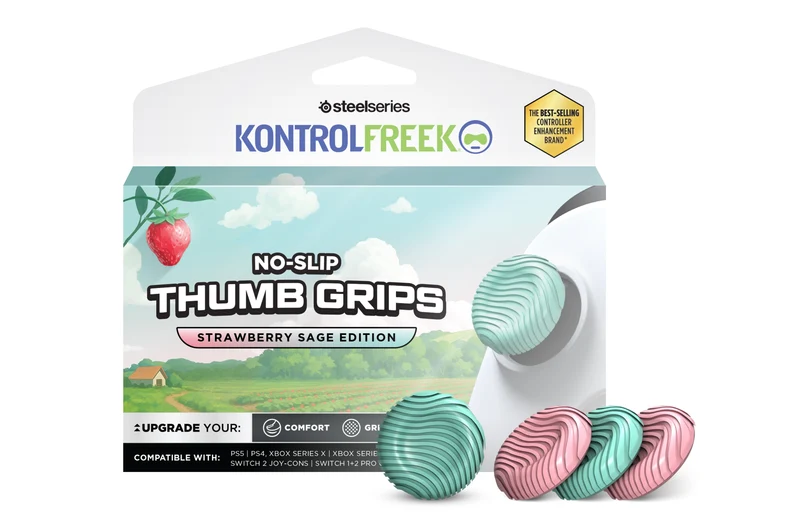KontrolFreek Strawberry Sage Thumb Grips for Nintendo Switch 2
