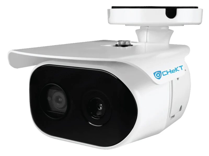 CHeKT 5MP IP Camera AI Dual HD & Thermal Lens, Fixed, IR (CKIPAI5MP-DL-TH-FR)
