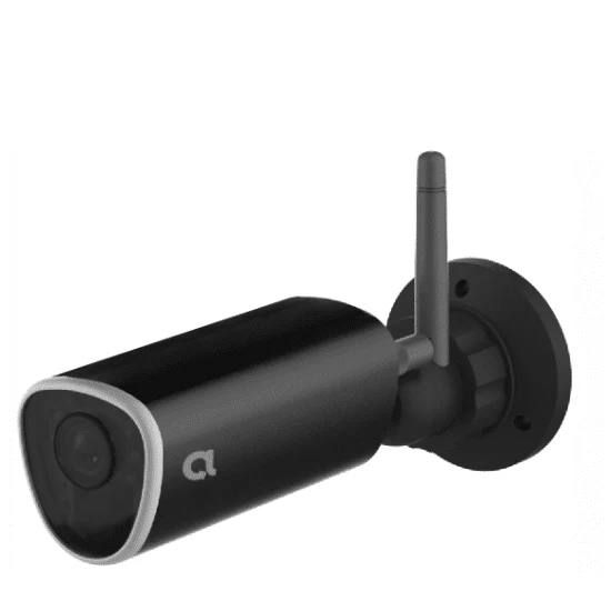 Alula Outdoor WiFi Bullet Camera Gen 2 with AI, Black (CAM-OD-JS1-AI)