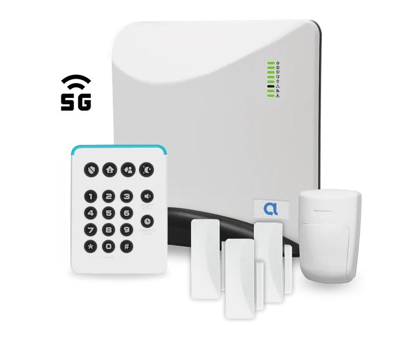 Alula Connect+ Kit with LED Keypad, 3 x Door/Win, Motion, Cellular (CP-CORE-A)