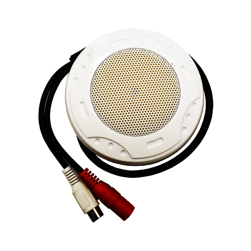 Speco Surface Mount Microphone/Audio Pickup for Use with Camera, 12VDC, RCA (SPE-CAMMIC2)