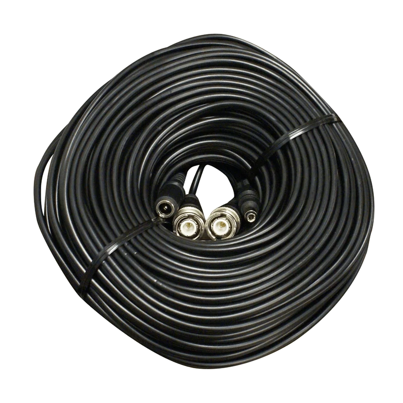 Speco 150 FT CCTV Siamese Video/Power Extension Cable, BNC (SPE-CBL150BB)
