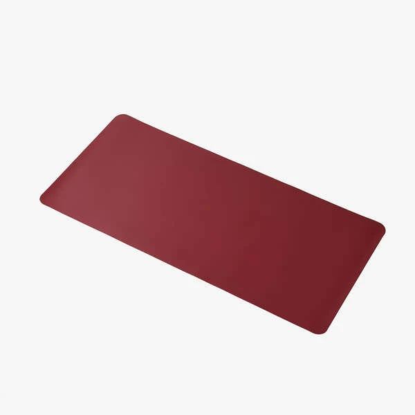 ELECOM Desk Mat Mouse Compatible Soft Leather Reversible Mat Large Mouse Pad 900×430×1.7mm Black × Red