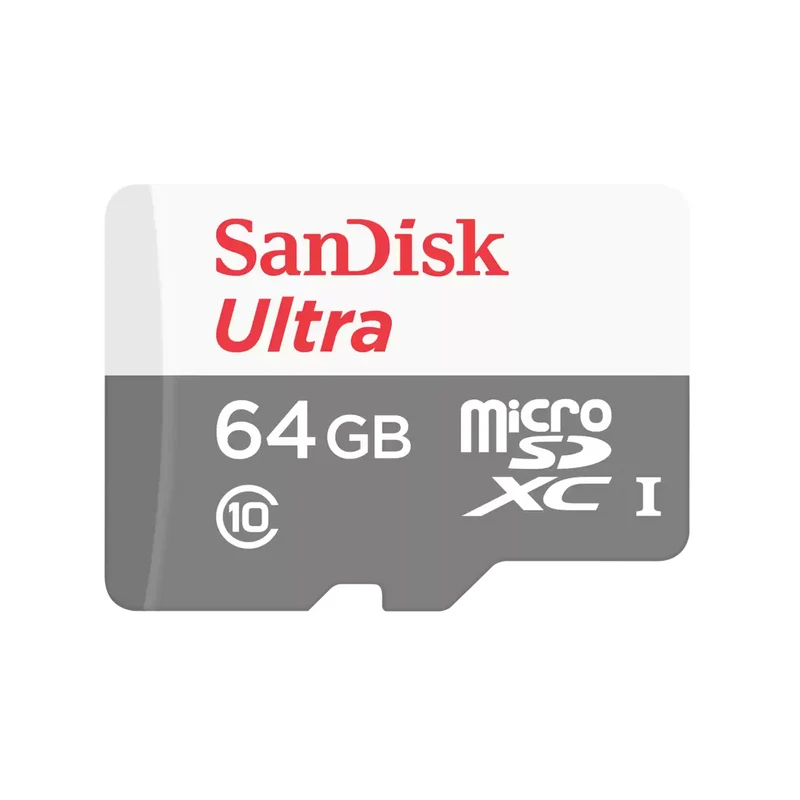 SanDisk Ultra microSD cards 100MB/s (White/ Gray) without adapter - 64GB