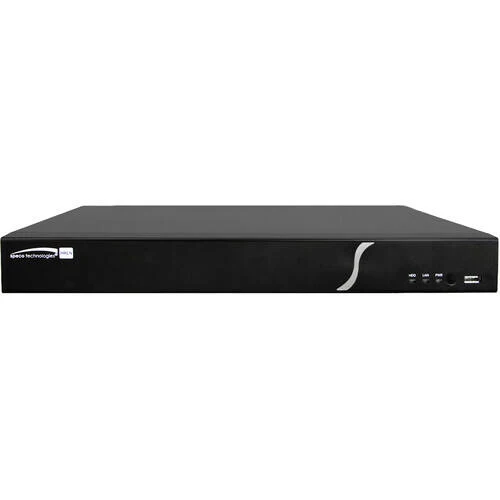 Speco 16 CH Hybrid Recorder, 8 Hybrid (TVI or IP) + 8 IP, NDAA, 8TB (SPE-H16HRLN8TB)