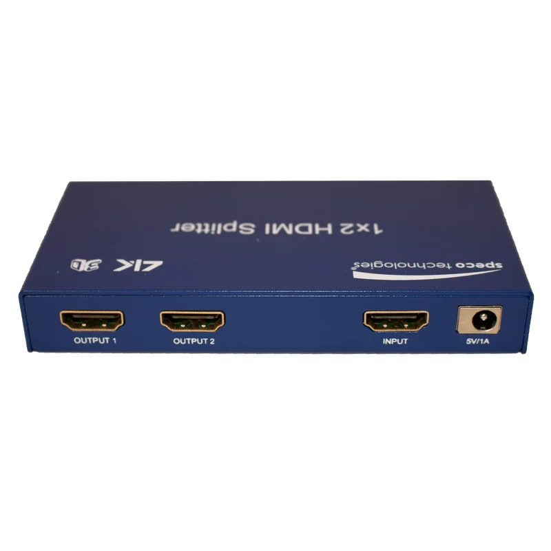 Speco HDMI 1 to 2 Splitter- Up to 4K (SPE-HD2SPL2)