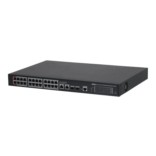 Dahua 24-Port PoE Desktop Managed Gigabit Switch (PoE++) (DH-S4228-24GT-360)