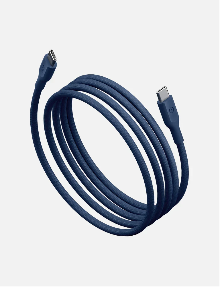 Energea Flow C-C Cable 480Mbps 60W 1.5M - Blue