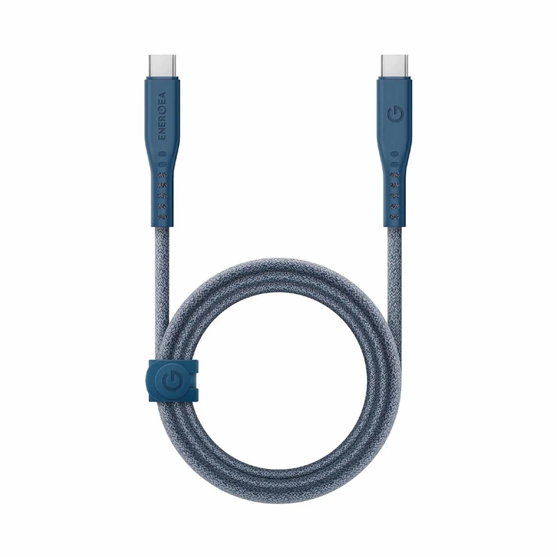 Energea Flow 480mbps USB-C to USB-C 60W Cable 1.5M - Indigo Blue