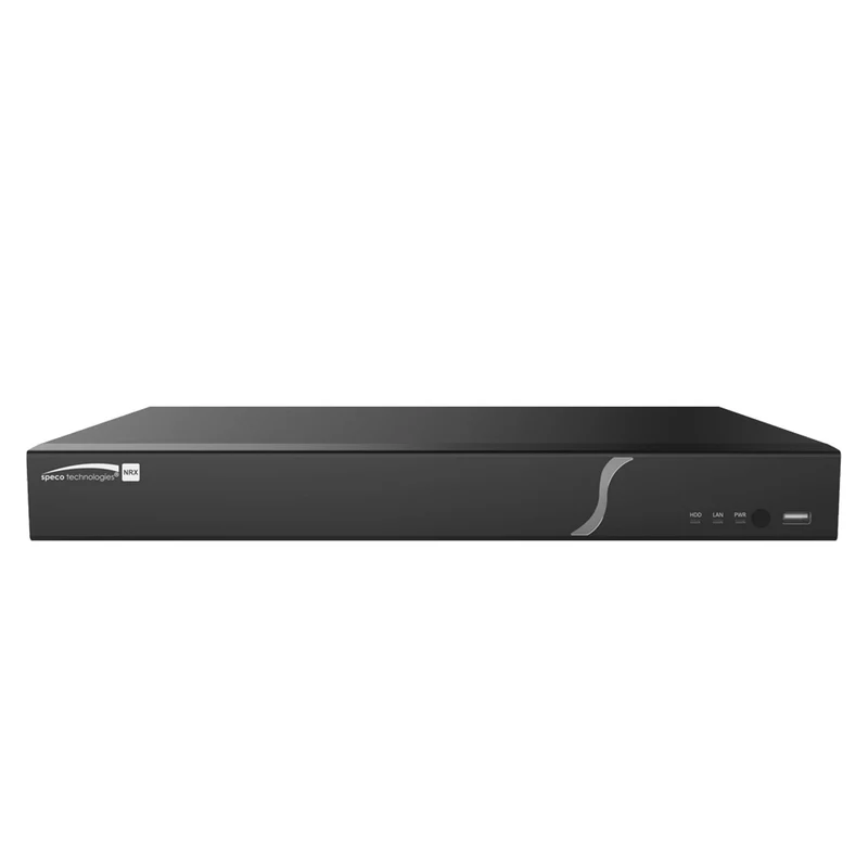 Speco 8 Channel Facial Recognition NVR with Smart Analytics, NDAA, 16TB (SPE-N8NRX16TB)