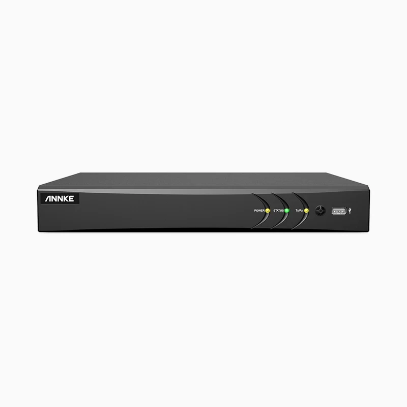DR88 - Enregistreur DVR 4K 8 canaux, Détection de personnes et de véhicules, H.265+, Prend en charge 8 caméras BNC et 2 caméras IP