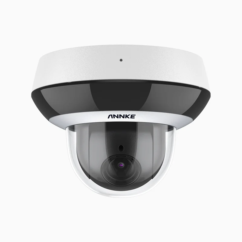 CZ504P - Caméra PoE PTZ extérieure 3K, Zoom 4X, 3072 × 1728 à 30 ips, vision nocturne en couleur, détection des personnes et des véhicules, audio bidirectionnel, IK10