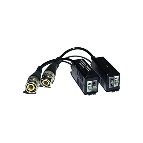 CCTV Video Balun CAT5/6 UTP For HD Cameras AHD, HD TVI, CVI 720P 1080P *Pack of 4 Pairs*