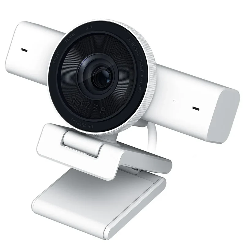 Razer Kiyo V2 4K30 Webcam for Content Creation and Streaming - White