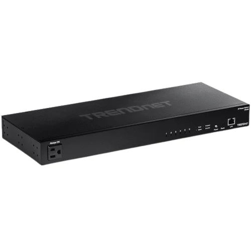 TRENDnet Rackmount 6 Outlet Managed PDU Power Distribution Unit, HIVE Cloud (TPI-06)