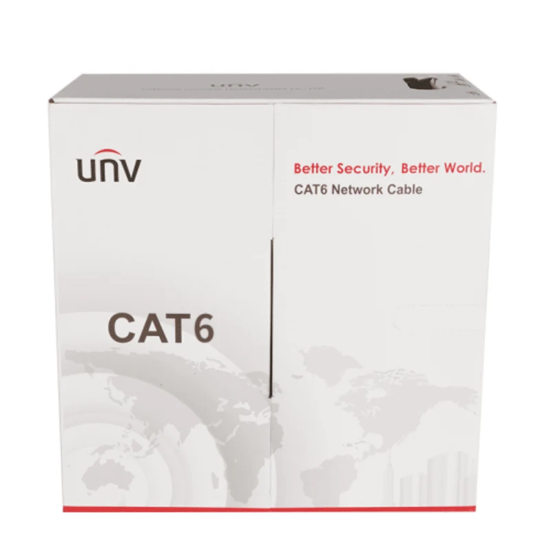 UNV Cat6 UTP Wire, 23/4 Pair, cUL CMR, 1000FT Box, Blue (CAB-LC3100A-CMR-BL-IN)