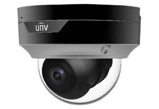 Uniview 4MP Colorhunter Dome, Wise-ISP OwlView, Mic, Warm Light, 2.8mm Black (IPC3514SR-ADF28KM-WP-BK)
