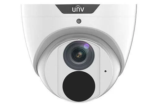 Uniview 5MP WDR Starlight Network 30m IR Turret Camera, White 4mm (IPC3615SB-ADF40KM-I0)