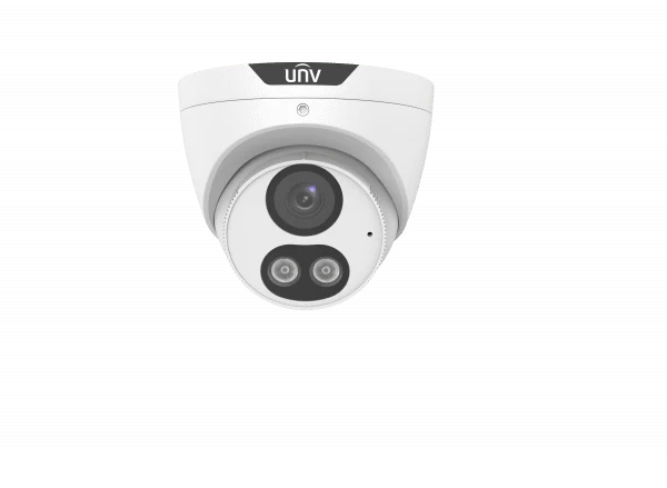 Uniview Network ColourHunter Eyeball, Warm Light LED 30m, 5MP, POE, Fixed 2.8mm (IPC3615SE-ADF28KM-WL-I0)