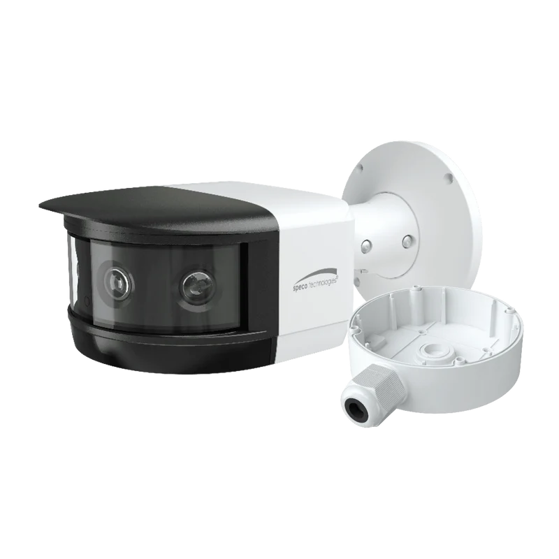Speco 8MP IP Panoramic Multi-Sensor Fixed Lens Bullet Camera,IR,Adv Analytics (SPE-O8FBMS1)