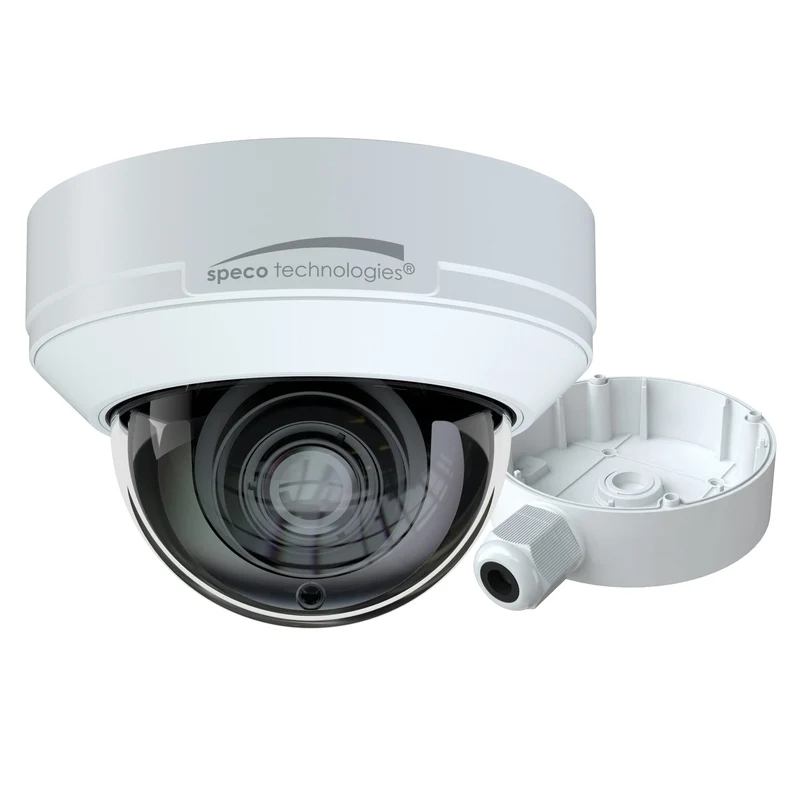 Speco Combo 2MP HDTVI, HDCVI, AHD IR Motorized Dome Camera with Junction Box (SPE-VLD9M)