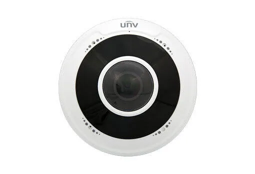 Uniview IP Network 5MP 360 Fish Eye Dome Camera, IP66, IR 33ft, IK10 (IPC815SB-ADF14K-I0)