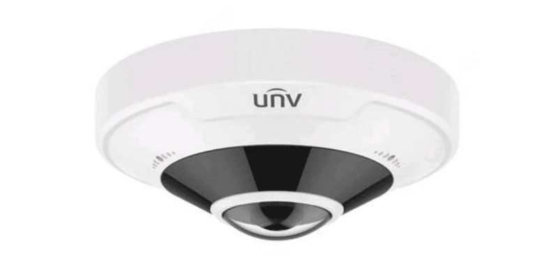 Uniview IP Network 12MP 360 Fish Eye Camera, IP66, IK10 Mic & Speaker (IPC86CEB-AF18KC-I0)