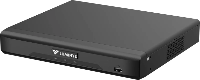 Luminys R3 Series NVR, 8MP 4 CH Mini 1U 4-Port PoE, 1SATA, Analytics by Cam, 2TB (LM-R31-4PA2)