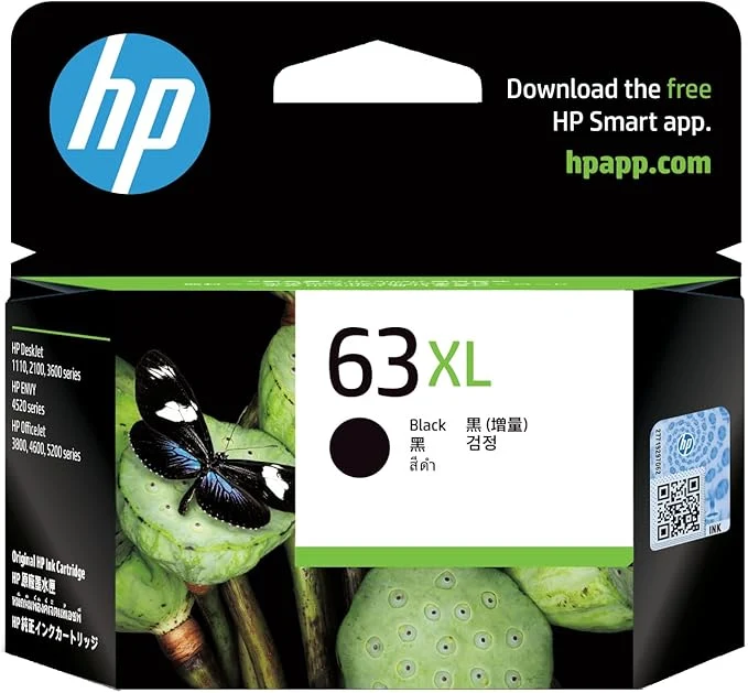 HP 63XL Ink Cartridge F6U64AA – Black Ink