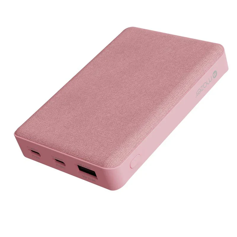 Mazer M-PC35W10.0V3-BK 10000mAh PD35W/PPS33W 2C+1A Powerbank (Pink)