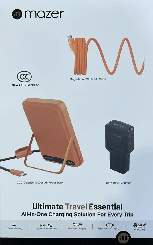 Mazer M-COMBO3B 65W Travel Essential