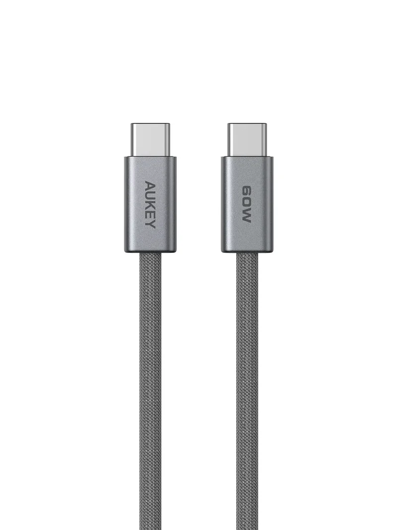Aukey CB-DCC061 Circlet Blink 1m 60W DTY Braided USB-C to C Cable