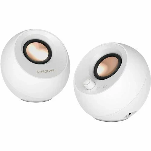 Creative Pebble Pro 2.0 Portable Bluetooth Speaker System White