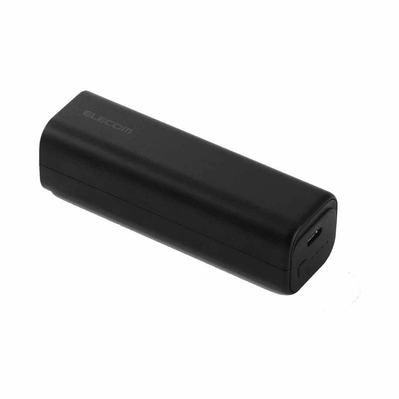 ELECOM DE-A01-5000BK CCC Compact Power Bank - Black