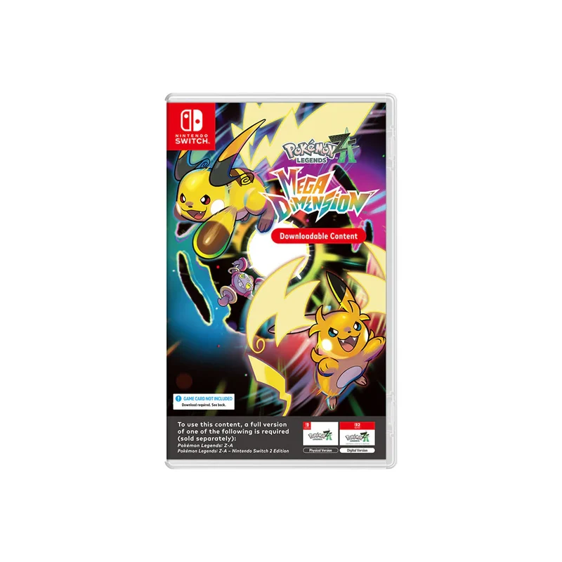 Nintendo Switch Game Title - Pokemon™ Legends: Z-A – Mega Dimension Code in Box